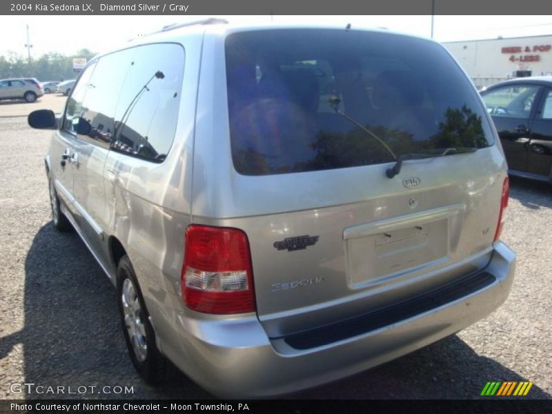 Diamond Silver / Gray 2004 Kia Sedona LX