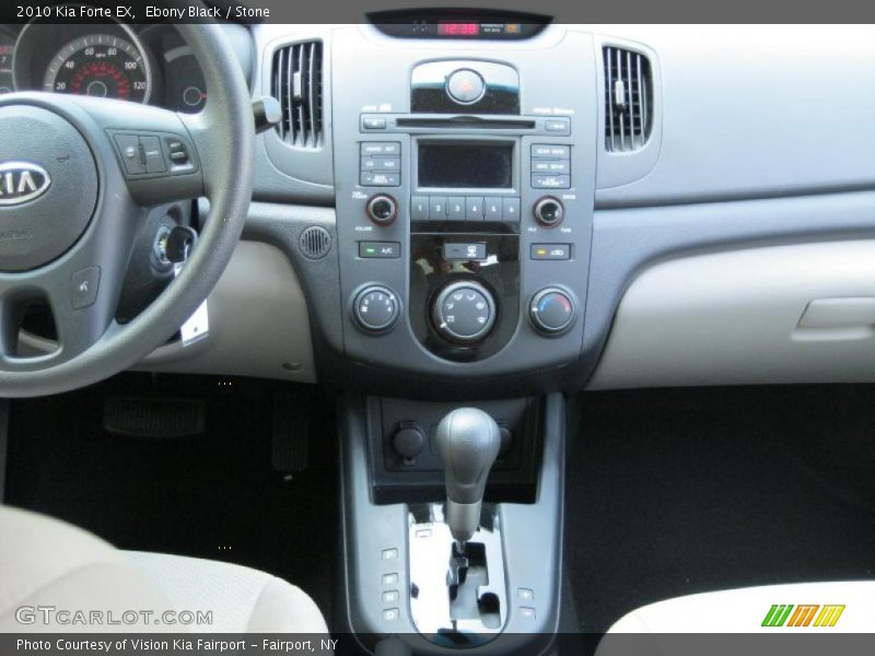 Ebony Black / Stone 2010 Kia Forte EX