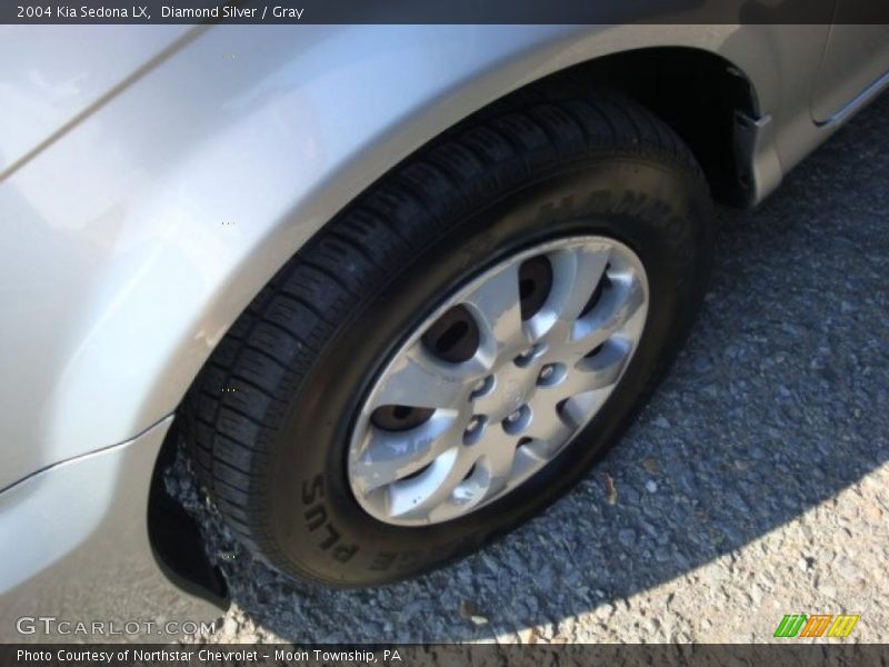 Diamond Silver / Gray 2004 Kia Sedona LX