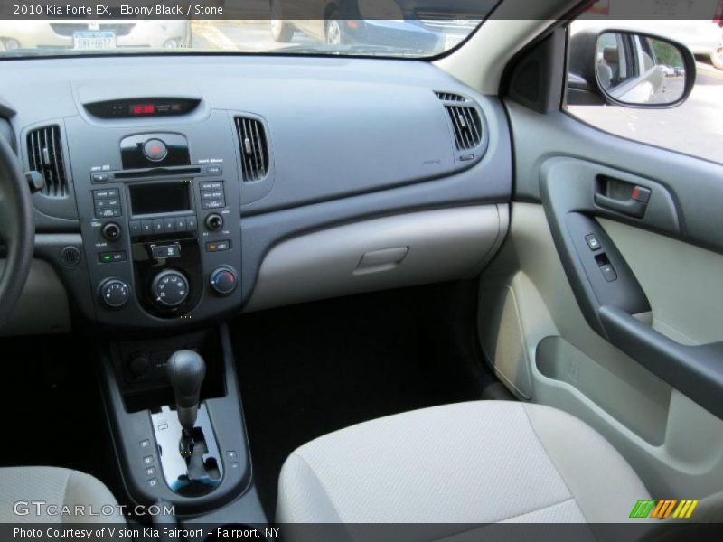 Ebony Black / Stone 2010 Kia Forte EX