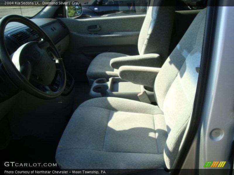Diamond Silver / Gray 2004 Kia Sedona LX
