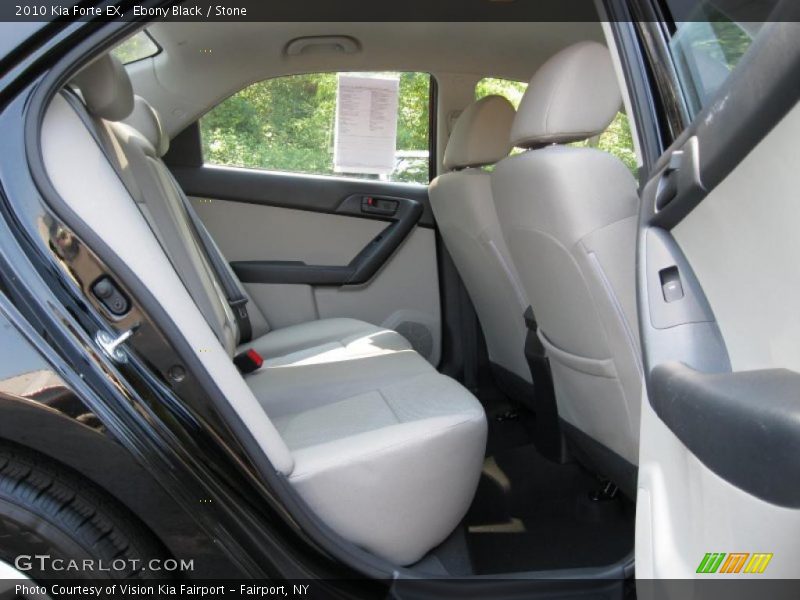 Ebony Black / Stone 2010 Kia Forte EX
