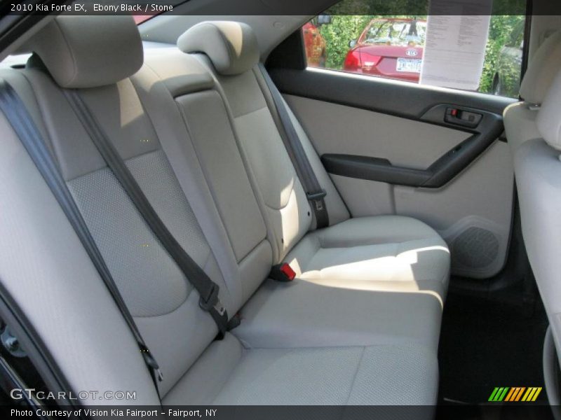 Ebony Black / Stone 2010 Kia Forte EX