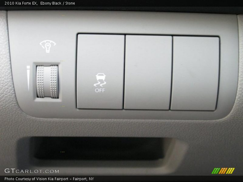 Ebony Black / Stone 2010 Kia Forte EX