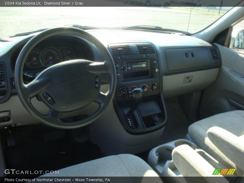 Diamond Silver / Gray 2004 Kia Sedona LX