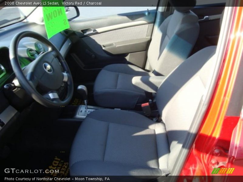Victory Red / Charcoal 2008 Chevrolet Aveo LS Sedan