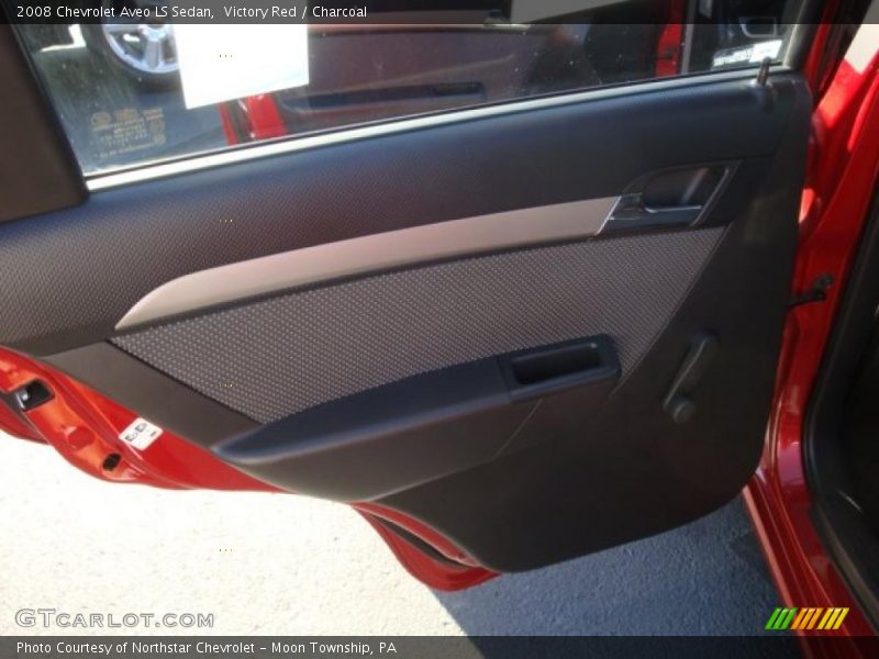 Victory Red / Charcoal 2008 Chevrolet Aveo LS Sedan
