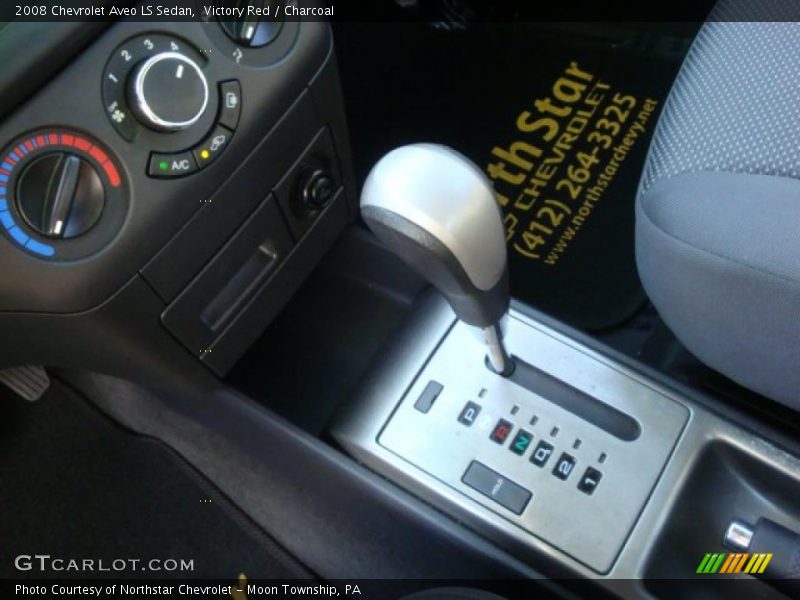 Victory Red / Charcoal 2008 Chevrolet Aveo LS Sedan
