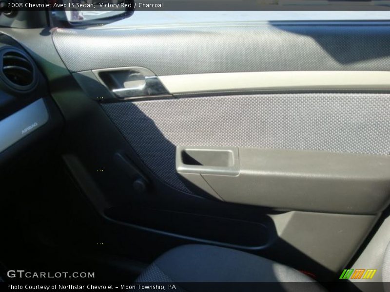 Victory Red / Charcoal 2008 Chevrolet Aveo LS Sedan