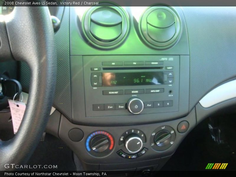 Victory Red / Charcoal 2008 Chevrolet Aveo LS Sedan