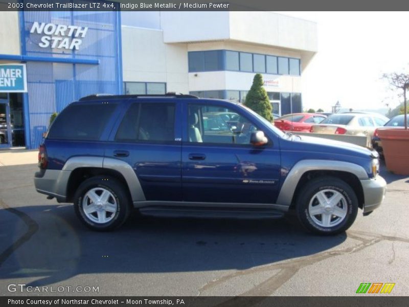 Indigo Blue Metallic / Medium Pewter 2003 Chevrolet TrailBlazer LTZ 4x4