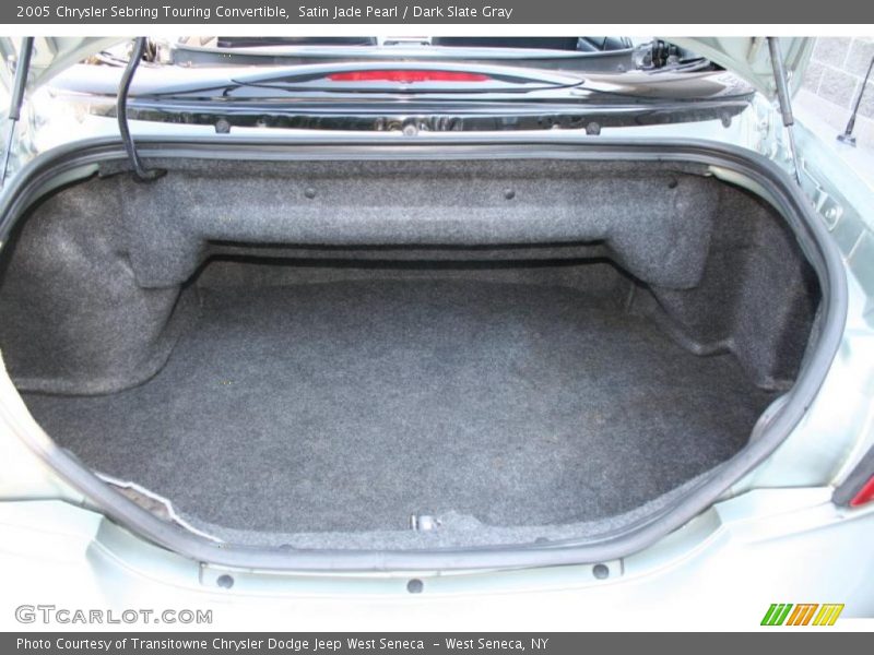Satin Jade Pearl / Dark Slate Gray 2005 Chrysler Sebring Touring Convertible