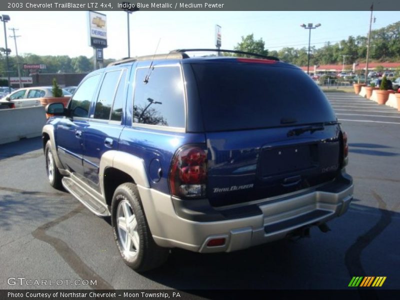 Indigo Blue Metallic / Medium Pewter 2003 Chevrolet TrailBlazer LTZ 4x4