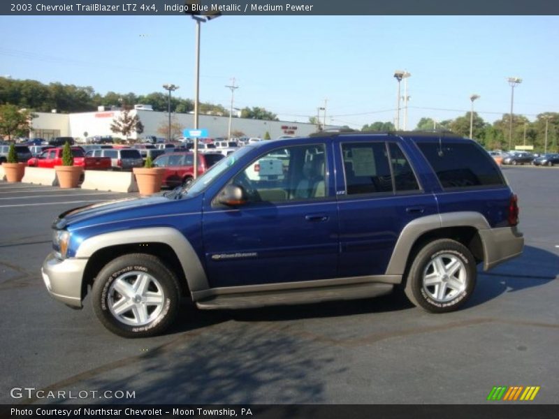 Indigo Blue Metallic / Medium Pewter 2003 Chevrolet TrailBlazer LTZ 4x4