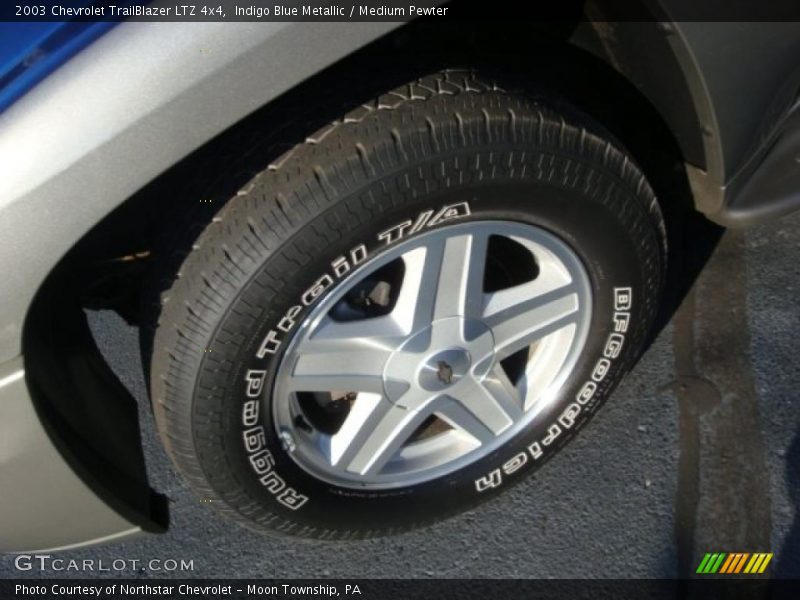 Indigo Blue Metallic / Medium Pewter 2003 Chevrolet TrailBlazer LTZ 4x4