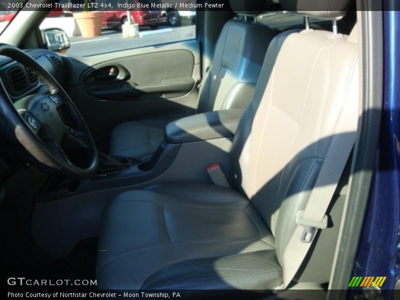 Indigo Blue Metallic / Medium Pewter 2003 Chevrolet TrailBlazer LTZ 4x4
