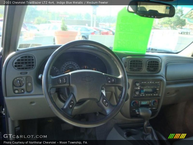 Indigo Blue Metallic / Medium Pewter 2003 Chevrolet TrailBlazer LTZ 4x4