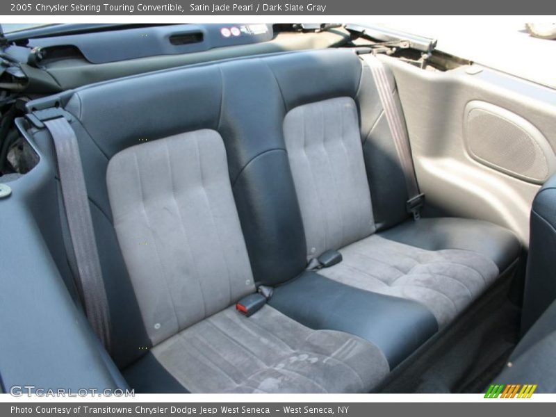 Satin Jade Pearl / Dark Slate Gray 2005 Chrysler Sebring Touring Convertible