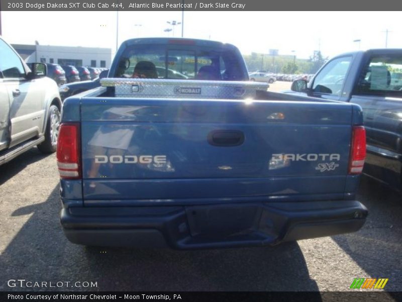 Atlantic Blue Pearlcoat / Dark Slate Gray 2003 Dodge Dakota SXT Club Cab 4x4
