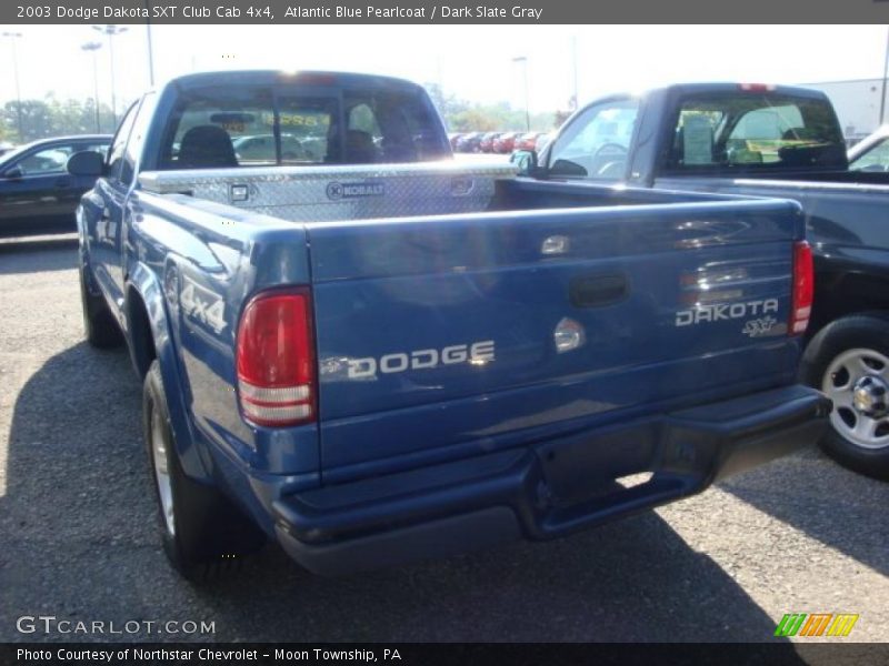 Atlantic Blue Pearlcoat / Dark Slate Gray 2003 Dodge Dakota SXT Club Cab 4x4