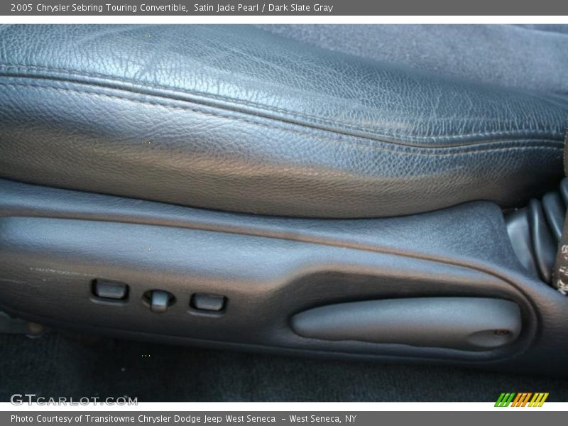 Satin Jade Pearl / Dark Slate Gray 2005 Chrysler Sebring Touring Convertible