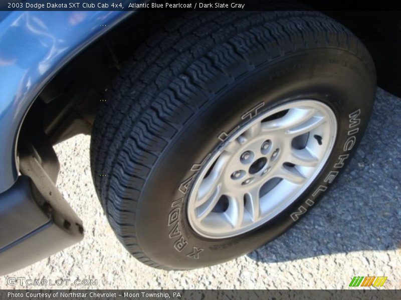 Atlantic Blue Pearlcoat / Dark Slate Gray 2003 Dodge Dakota SXT Club Cab 4x4