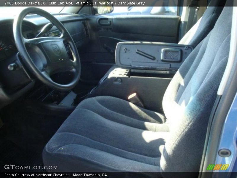 Atlantic Blue Pearlcoat / Dark Slate Gray 2003 Dodge Dakota SXT Club Cab 4x4