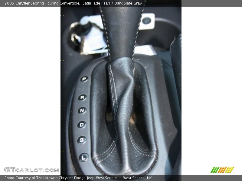 Satin Jade Pearl / Dark Slate Gray 2005 Chrysler Sebring Touring Convertible