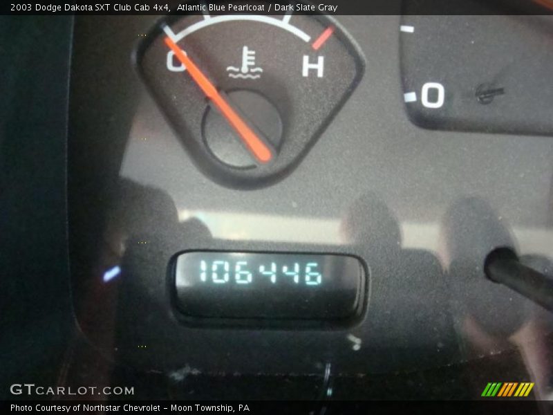 Atlantic Blue Pearlcoat / Dark Slate Gray 2003 Dodge Dakota SXT Club Cab 4x4