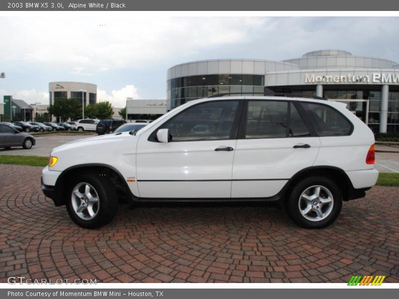 Alpine White / Black 2003 BMW X5 3.0i