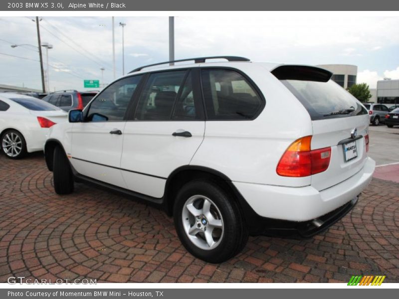 Alpine White / Black 2003 BMW X5 3.0i