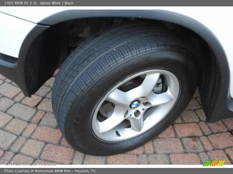 Alpine White / Black 2003 BMW X5 3.0i