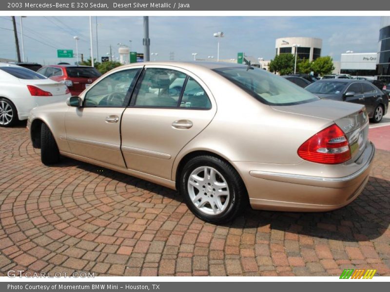 Desert Silver Metallic / Java 2003 Mercedes-Benz E 320 Sedan