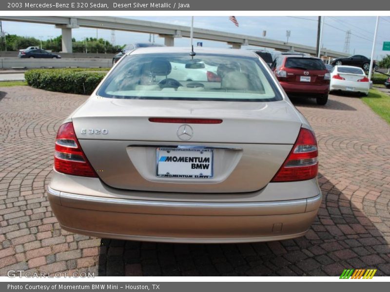 Desert Silver Metallic / Java 2003 Mercedes-Benz E 320 Sedan