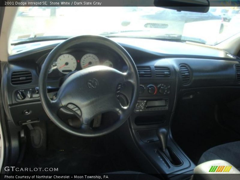Stone White / Dark Slate Gray 2001 Dodge Intrepid SE