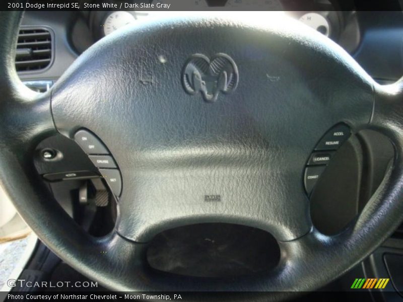 Stone White / Dark Slate Gray 2001 Dodge Intrepid SE