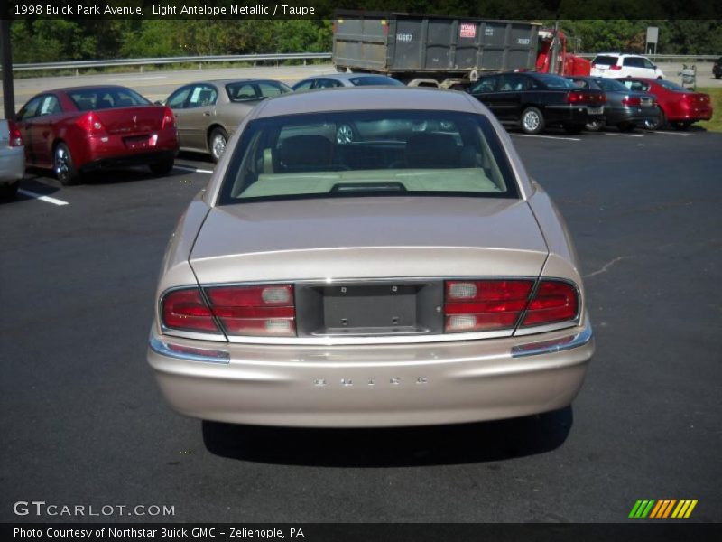 Light Antelope Metallic / Taupe 1998 Buick Park Avenue