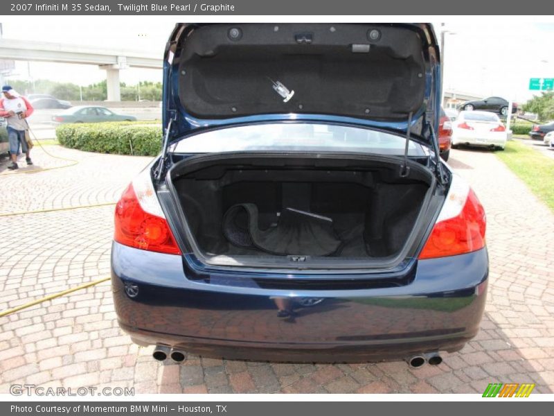 Twilight Blue Pearl / Graphite 2007 Infiniti M 35 Sedan