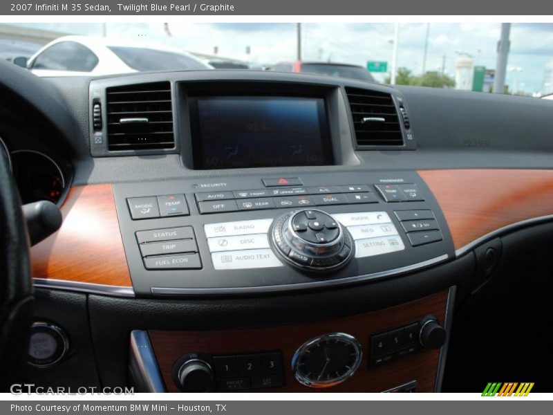 Twilight Blue Pearl / Graphite 2007 Infiniti M 35 Sedan