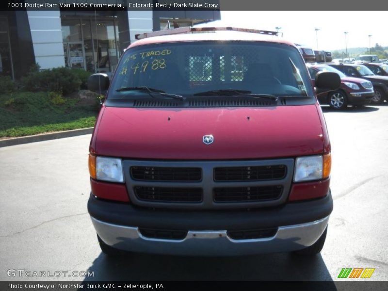 Colorado Red / Dark Slate Gray 2003 Dodge Ram Van 1500 Commercial