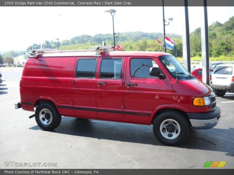 Colorado Red / Dark Slate Gray 2003 Dodge Ram Van 1500 Commercial