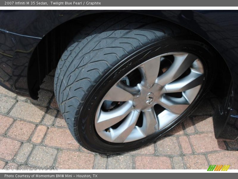 Twilight Blue Pearl / Graphite 2007 Infiniti M 35 Sedan