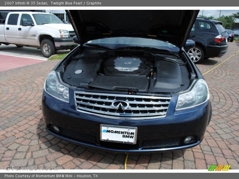 Twilight Blue Pearl / Graphite 2007 Infiniti M 35 Sedan