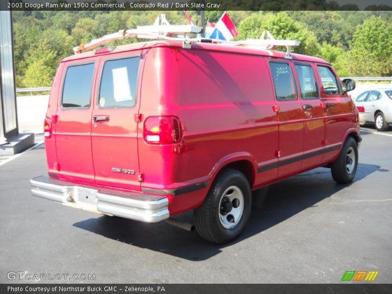 Colorado Red / Dark Slate Gray 2003 Dodge Ram Van 1500 Commercial