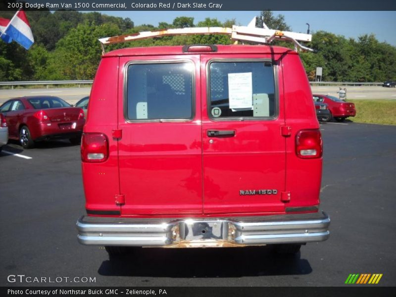 Colorado Red / Dark Slate Gray 2003 Dodge Ram Van 1500 Commercial