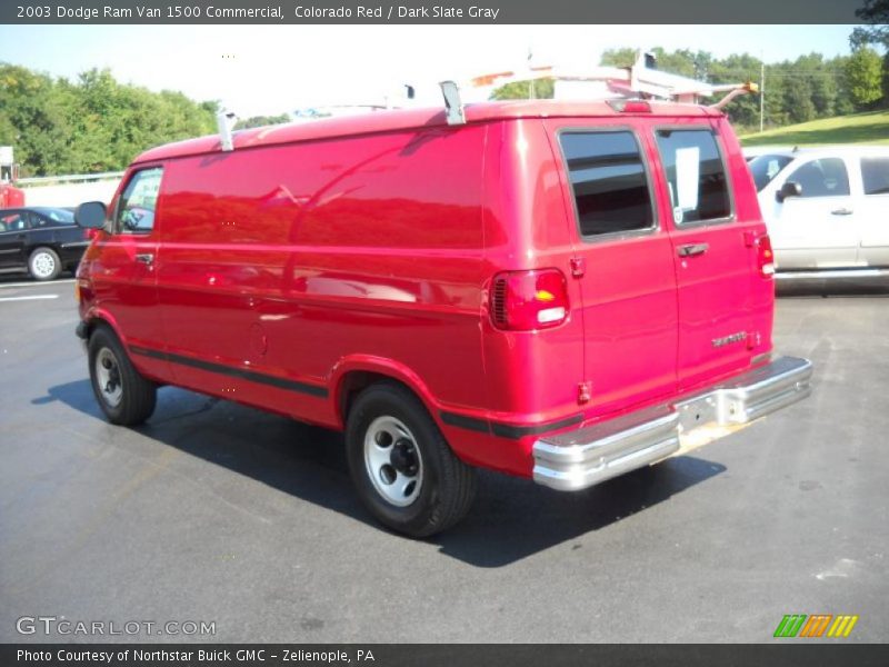 Colorado Red / Dark Slate Gray 2003 Dodge Ram Van 1500 Commercial
