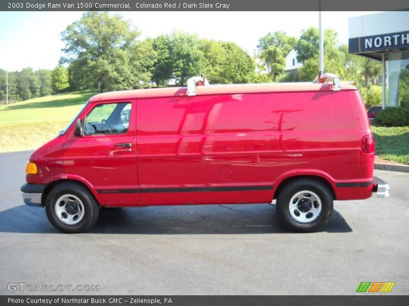 Colorado Red / Dark Slate Gray 2003 Dodge Ram Van 1500 Commercial