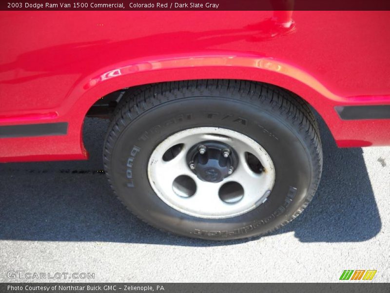 Colorado Red / Dark Slate Gray 2003 Dodge Ram Van 1500 Commercial