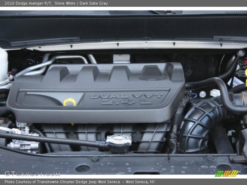Stone White / Dark Slate Gray 2010 Dodge Avenger R/T