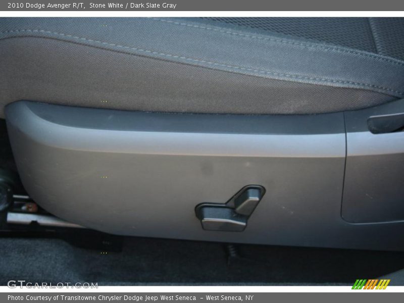 Stone White / Dark Slate Gray 2010 Dodge Avenger R/T